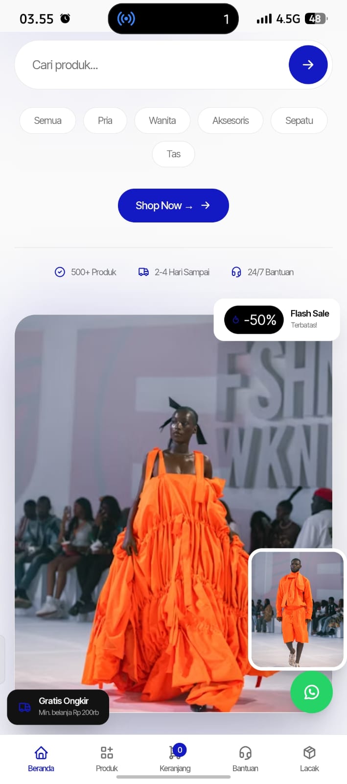 PaduClothes Homepage